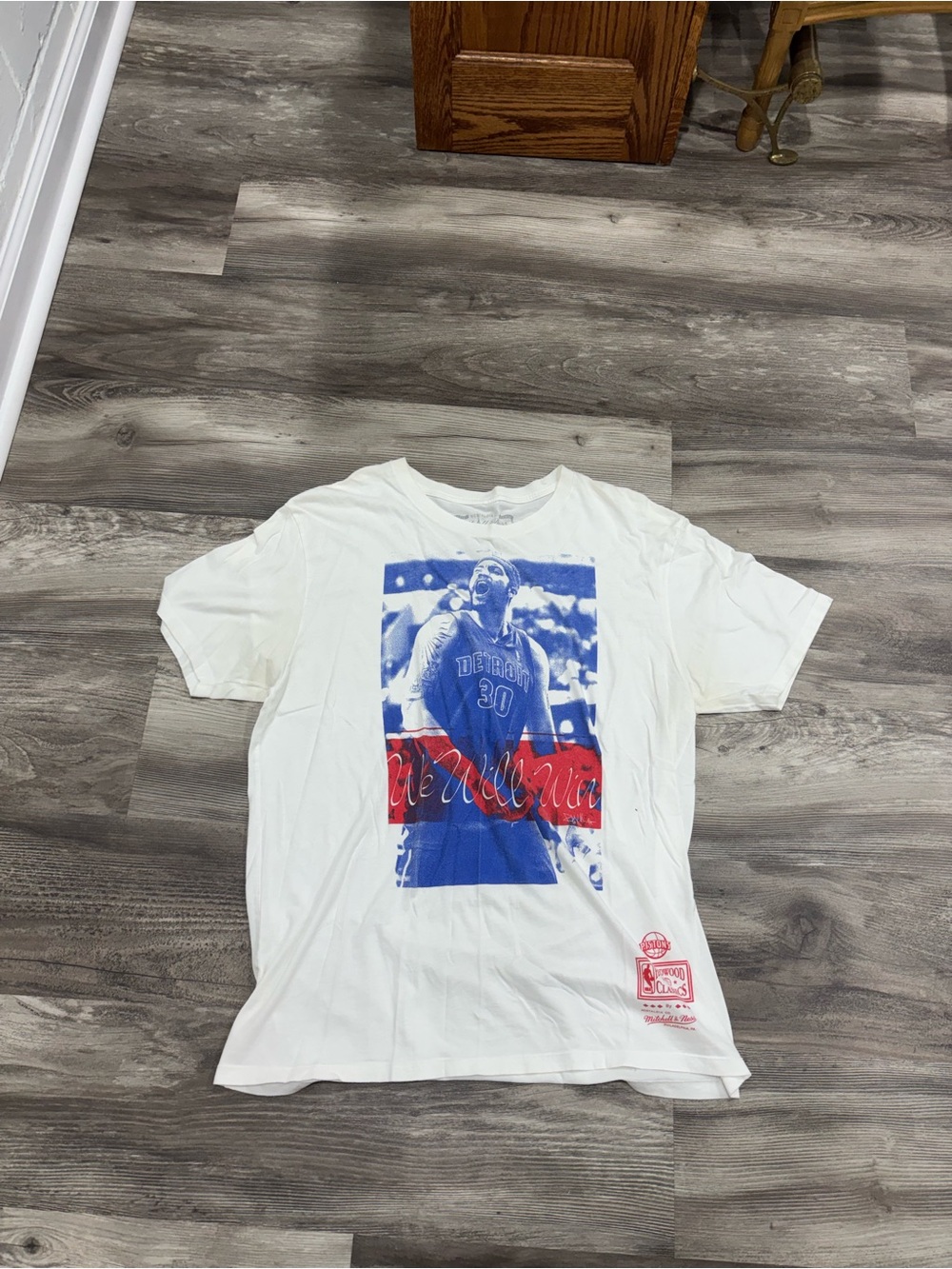 Mitchell & Ness - Rasheed Wallace- White Short Sleeve Tee